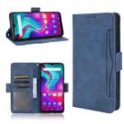 For Doogee X96 Pro Skin Feel Calf Pattern Horizontal Flip Leather Case with Holder & Card Slots & Photo Frame(Blue) - 1