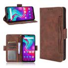 For Doogee X96 Pro Skin Feel Calf Pattern Horizontal Flip Leather Case with Holder & Card Slots & Photo Frame(Brown) - 1