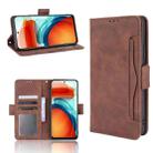 For Xiaomi Redmi Note 10 Pro 5G / Poco X3 GT Skin Feel Calf Pattern Horizontal Flip Leather Case with Holder & Card Slots & Photo Frame(Brown) - 1