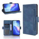 For Blackview A90 Skin Feel Calf Pattern Horizontal Flip Leather Case with Holder & Card Slots & Photo Frame(Blue) - 1