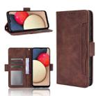 For Samsung Galaxy A03s 166mm Version Skin Feel Calf Pattern Horizontal Flip Leather Case with Holder & Card Slots & Photo Frame(Brown) - 1