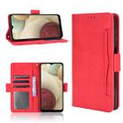 For Samsung Galaxy M32 Skin Feel Calf Pattern Horizontal Flip Leather Case with Holder & Card Slots & Photo Frame(Red) - 1
