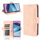 For OnePlus Nord CE 5G Skin Feel Calf Pattern Horizontal Flip Leather Case with Holder & Card Slots & Photo Frame(Pink) - 1