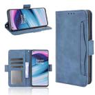 For OnePlus Nord CE 5G Skin Feel Calf Pattern Horizontal Flip Leather Case with Holder & Card Slots & Photo Frame(Blue) - 1