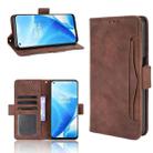 For OnePlus Nord N200 5G Skin Feel Calf Pattern Horizontal Flip Leather Case with Holder & Card Slots & Photo Frame(Brown) - 1