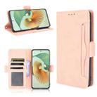 For ZTE Axon 30 Pro 5G Skin Feel Calf Pattern Horizontal Flip Leather Case with Holder & Card Slots & Photo Frame(Pink) - 1