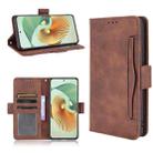 For ZTE Axon 30 Pro 5G Skin Feel Calf Pattern Horizontal Flip Leather Case with Holder & Card Slots & Photo Frame(Brown) - 1