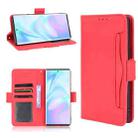 For ZTE Axon 30 Ultra 5G Skin Feel Calf Pattern Horizontal Flip Leather Case with Holder & Card Slots & Photo Frame(Red) - 1