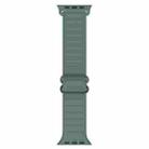 Japanese Word Buckle Silicone Watch Band For Apple Watch Ultra 49mm&Watch Ultra 2 49mm / Series 9&8&7 45mm / SE 3&SE 2&6&SE&5&4 44mm / 3&2&1 42mm(Pine Needle Green) - 1