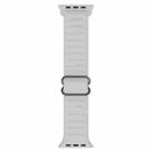 Japanese Word Buckle Silicone Watch Band For Apple Watch Ultra 49mm / Series 8&7 45mm / SE 2&6&SE&5&4 44mm / 3&2&1 42mm(Cloudy Grey) - 1