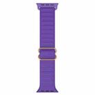 Japanese Word Buckle Silicone Watch Band For Apple Watch Series 8&7 41mm / SE 2&6&SE&5&4 40mm / 3&2&1 38mm(Dark Purple) - 1