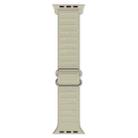 Japanese Word Buckle Silicone Watch Band For Apple Watch Series 8&7 41mm / SE 2&6&SE&5&4 40mm / 3&2&1 38mm(Rock White) - 1