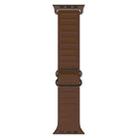 Japanese Word Buckle Silicone Watch Band For Apple Watch Series 8&7 41mm / SE 2&6&SE&5&4 40mm / 3&2&1 38mm(Brown) - 1