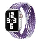 Single Loop Weaving Nylon Watch Band, Size: L 155mm For Apple Watch Series 9&8&7 41mm / SE 3&SE 2&6&SE&5&4 40mm / 3&2&1 38mm(Grape Purple) - 1