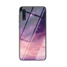 For Samsung Galaxy A50 Starry Sky Painted Tempered Glass TPU Shockproof Protective Case(Dream Sky) - 1