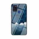 For Samsung Galaxy A21s Starry Sky Painted Tempered Glass TPU Shockproof Protective Case(Star Chess Rob) - 1