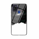 For Samsung Galaxy A21s Starry Sky Painted Tempered Glass TPU Shockproof Protective Case(Cosmic Starry Sky) - 1