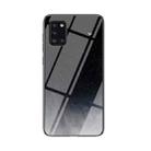 For Samsung Galaxy A31 Starry Sky Painted Tempered Glass TPU Shockproof Protective Case(Star Crescent Moon) - 1