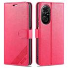 For Honor 50 SE AZNS Sheepskin Texture Horizontal Flip Leather Case with Holder & Card Slots & Wallet(Red) - 1