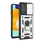 For Samsung Galaxy A52 Sliding Camera Cover Design TPU+PC Protective Case(Silver) - 1
