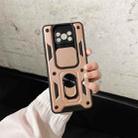 For Xiaomi Poco X3 Sliding Camera Cover Design TPU+PC Protective Case(Rose Gold) - 1