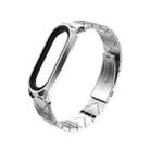 For Xiaomi Mi Band 6 / 5 / 4 / 3 Mijobs GT Metal Stainless Steel V Type Watch Band(Silver) - 1