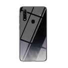 For OPPO A8 Starry Sky Painted Tempered Glass TPU Shockproof Protective Case(Star Crescent Moon) - 1