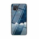 For OPPO A15 Starry Sky Painted Tempered Glass TPU Shockproof Protective Case(Star Chess Rob) - 1