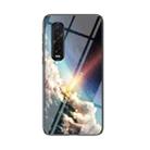 For OPPO Find X2 Pro Starry Sky Painted Tempered Glass TPU Shockproof Protective Case(Bright Star) - 1