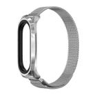 For Xiaomi Mi Band 6 / 5 / 4 / 3 Mijobs Milan Magnetic GT Stainless Steel Watch Band(Silver) - 1