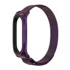 For Xiaomi Mi Band 6 / 5 / 4 / 3 Mijobs Milan Magnetic GT Stainless Steel Watch Band(Purple) - 1