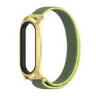 For Xiaomi Mi Band 6 / 5 / 4 / 3 Mijobs GT Nylon Loop Watch Band(Yellow Gold) - 1