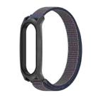 For Xiaomi Mi Band 6 / 5 / 4 / 3 Mijobs GT Nylon Loop Watch Band(Midnight Blue Black) - 1