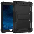 Silicone + PC Shockproof Protective Case with Holder For iPad 9.7 inch (2017/2018)(Black) - 2