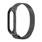 For Xiaomi Mi Band 6 / 5 / 4 / 3 Mijobs Milan Magnetic Plus Stainless Steel Watch Band(Black) - 1