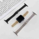 Seven-beads Steel Watch Band For Apple Watch Ultra 49mm&Watch Ultra 2 49mm / Series 9&8&7 45mm / SE 3&SE 2&6&SE&5&4 44mm / 3&2&1 42mm(Black) - 2