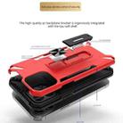 War-god Armor TPU + PC Shockproof Magnetic Protective Case with Folding Holder For iPhone 11(Red) - 5