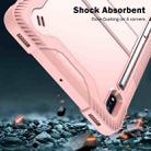 For Samsung Galaxy Tab S8 / Galaxy Tab S7 Silicone + PC Shockproof Protective Case with Holder(Rose Gold) - 7