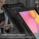 For Samsung Galaxy Tab A 10.1 (2019) Silicone + PC Shockproof Protective Case with Holder(Black) - 3