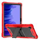 For Samsung Galaxy Tab A7 10.4 (2020) Silicone + PC Shockproof Protective Case with Holder(Red + Black) - 1