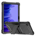 For Samsung Galaxy Tab A7 10.4 (2020) Silicone + PC Shockproof Protective Case with Holder(Black) - 1