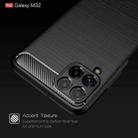 For Samsung Galaxy M32 (india) Brushed Texture Carbon Fiber TPU Case(Red) - 8