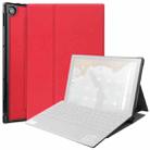 For Asus Chromebook Detachable CM3000DVA-HT0019 TPU Horizontal Flip Leather Case with Pen Slot & Holder(Red) - 1