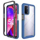 For OPPO A54 5G / A74 5G Starry Sky Solid Color Series Shockproof PC + TPU Case(Royal Blue) - 1