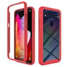 For TCL 10L Starry Sky Solid Color Series Shockproof PC + TPU Case(Red) - 1