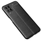 For Samsung Galaxy M32 (india) Litchi Texture TPU Shockproof Case(Black) - 2