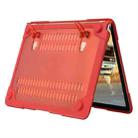 For MacBook Retina 12 inch A1534 TPU + PC Two-color Anti-fall Laptop Protective Case(Red) - 4