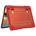 For MacBook Retina 12 inch A1534 TPU + PC Two-color Anti-fall Laptop Protective Case(Red) - 5