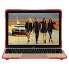 For MacBook Retina 12 inch A1534 TPU + PC Two-color Anti-fall Laptop Protective Case(Red) - 6