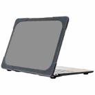 For MacBook Retina 12 inch A1534 TPU + PC Two-color Anti-fall Laptop Protective Case(Grey) - 1